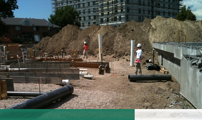 La Alma Pool construction